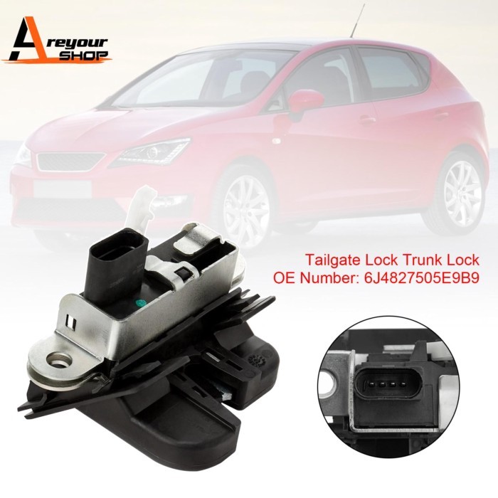 6P1 1.2 TSi Tailgate Lock Trunk Lock 6J4827505E9B9 for Seat Ibiza IV 6J5