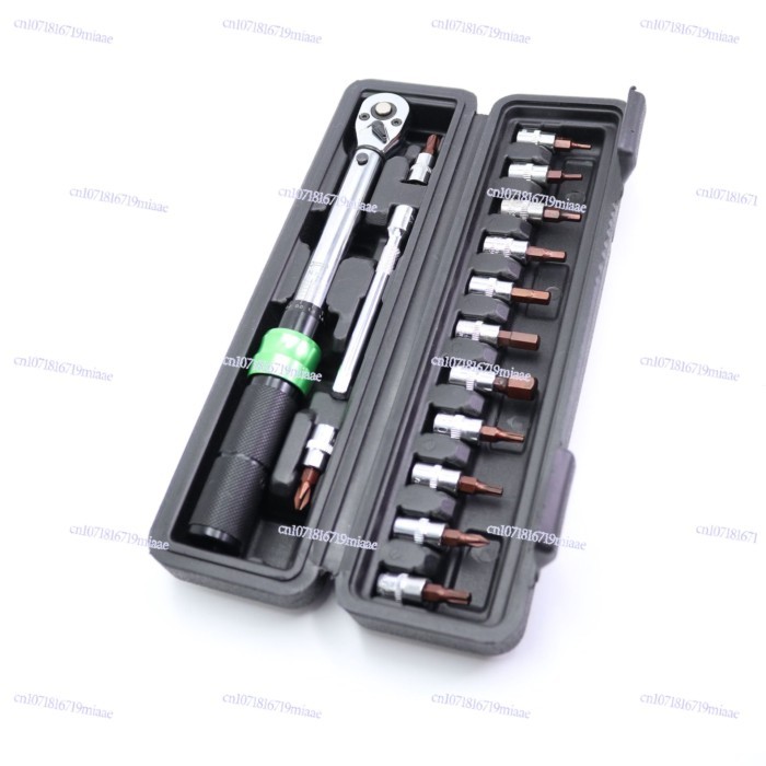 Bicycle torque wrench 1/4 2-24N.m adjustable torque wrench, preset torque wrench