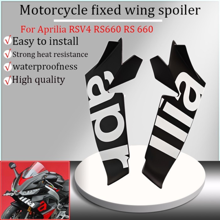 For Aprilia RSV4 RS660, RS 660 motorcycle fixed wing spoiler, side spoiler, front fixed wing wing,