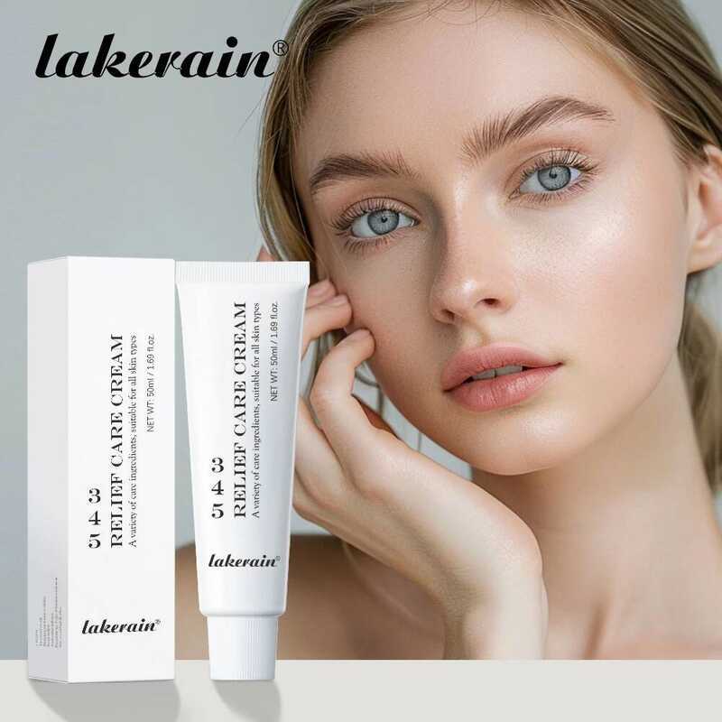 345 Relief โซลูชั่นครบวงจรเพื่อปัญหาผิวกระจ่างใส Improving Acne Marks Moisturizer Face Care Cream