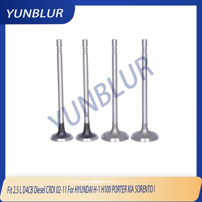 Engine Parts 8x Intake & 8x Exhaust Valve Kit Fit 2.5 L D4CB Diesel CRDI 02-11 For HYUNDAI H-1 H100