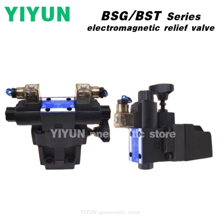 S-BSG-03,06,10-2B2,2B3A,2B3B,3C3-D24/A240-N1-51 YIYUN pneumatic element electromagnetic relief valv