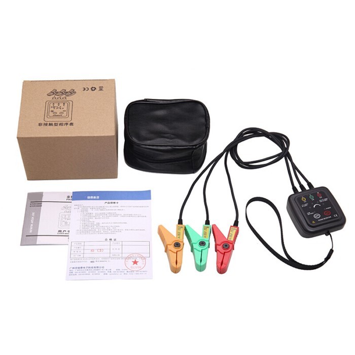 ETCR1000C non-contact phase detector large-diameter phase sequence table three-phase AC phase detec