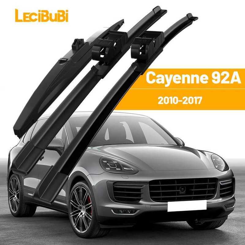 ★ สำหรับ Porsche Cayenne 92A 2010-2017 ชุดใบปัดน้ำฝนกระจกหน้าและหลัง 1 ชุด อุปกรณ์เสริมปี 2011 2012