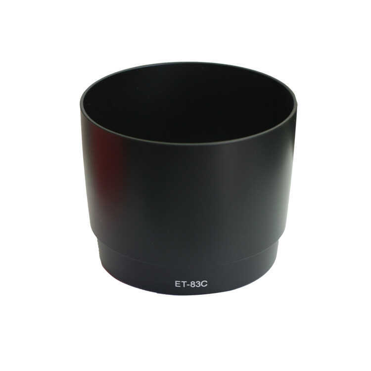 ฮูด ET-83C ET83C 1-4mm ฮูดกลับด้านสีดํา