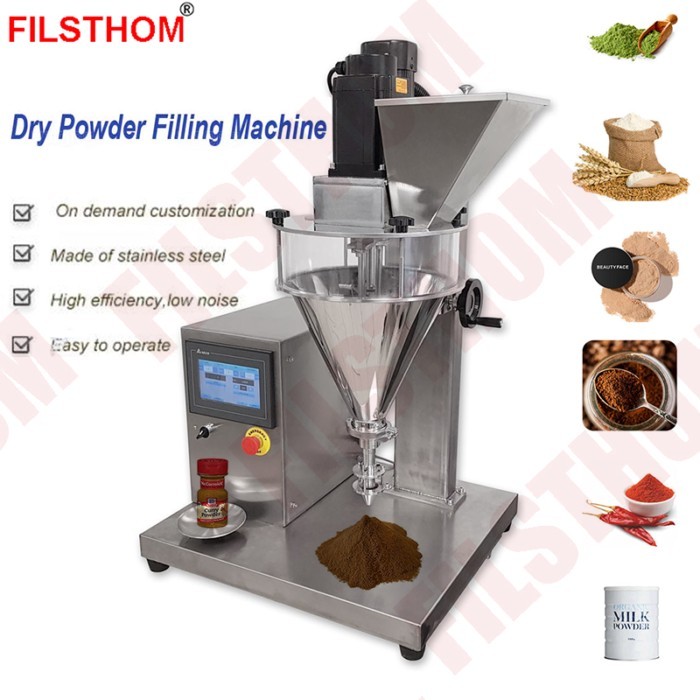 Powder Filling Machine Spiral Quantitative Filling Flour Milk Spices Matcha Coffee Powder