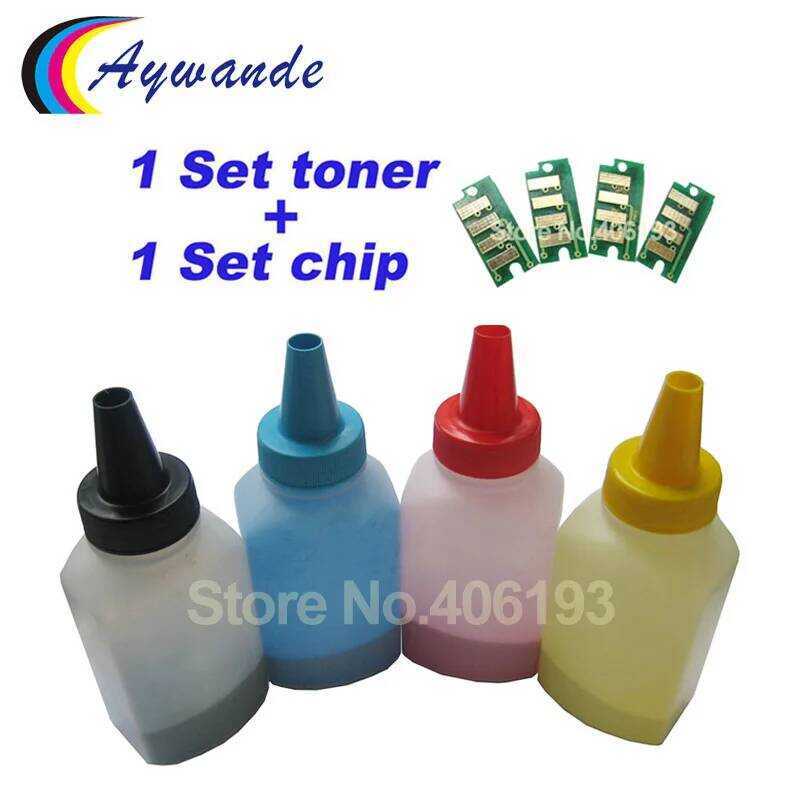 ชิปเติมสําหรับ Fuji Xerox DocuPrint CM115w CM115 CM225w CM225 CP115w CP116w CP116 CP225W CP225 ขวดผง