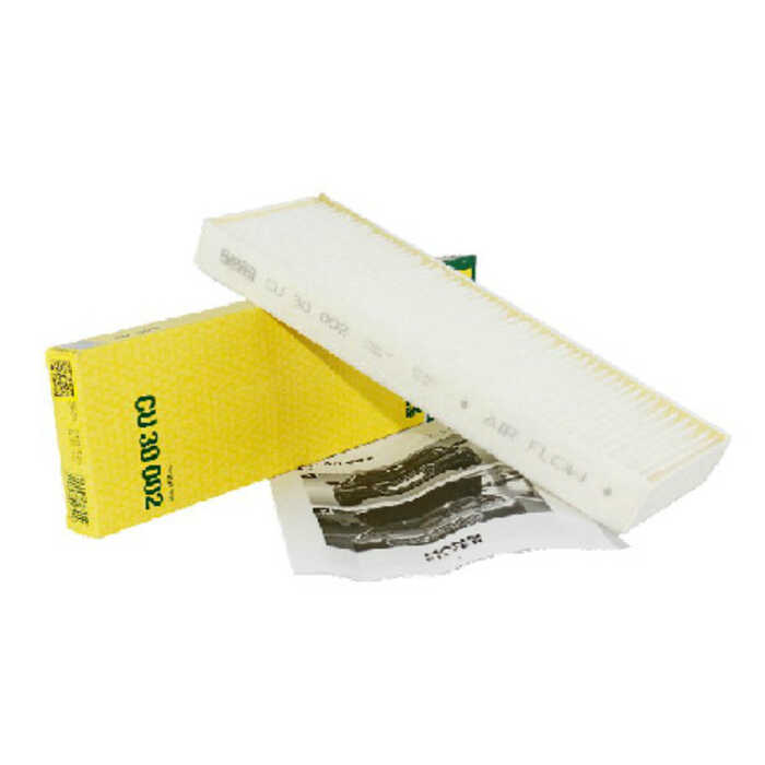 เหมาะสําหรับ Man ยี่ห้อ MANN เครื่องปรับอากาศกรอง CU302 เหมาะสําหรับ 12 Audi A6LA7A8L