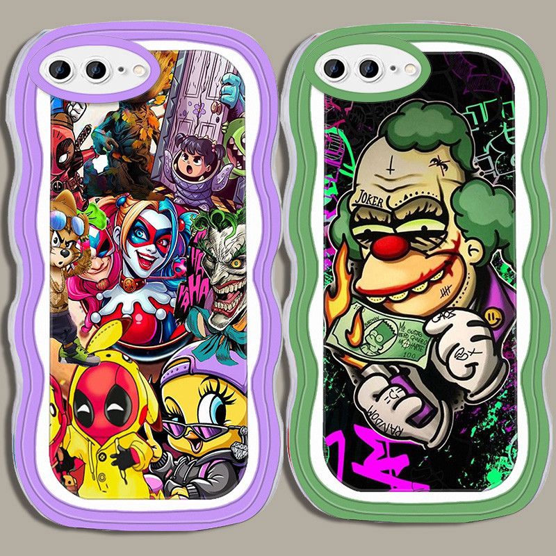 A-103 เคส Joker TPU สําหรับ iPhone 6 6s 7 8 Plus เคสใส