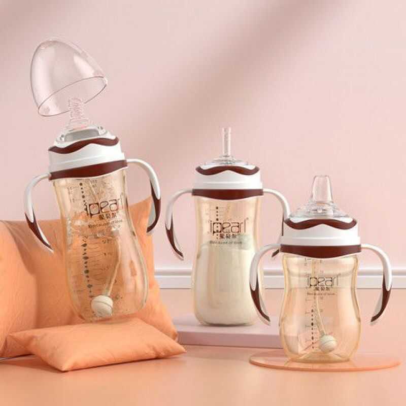 Aibel Shock-Resistant Wide-Colic Baby Anti-Colic Straw จุกนมซิลิโคนขวดนมทารกแรกเกิด