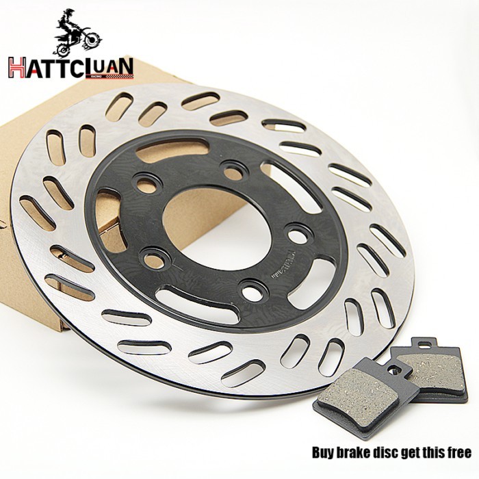 HATTCLUAN 220mm Racing Parts Brake Disc Rotor for Sym Jet 14 125 / 50 / 200 XS150T-9/9B XS175T-2 Cr