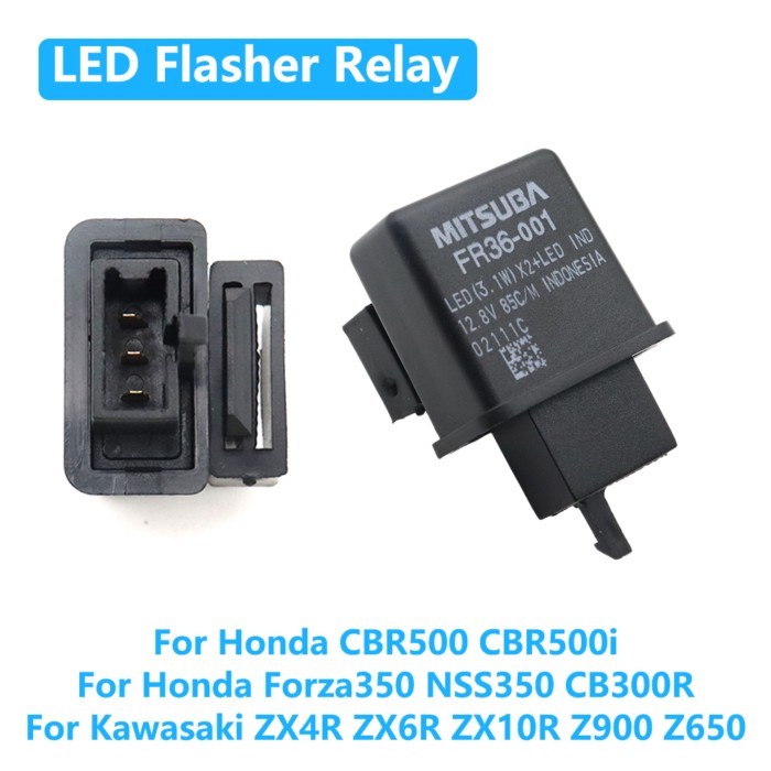 LED Flasher Relay For Kawasaki ZX4R ZX6R ZX10R ZX 4R 6R 10R Z900 Z650 Z 900 650 Motorcycle Turn Sig