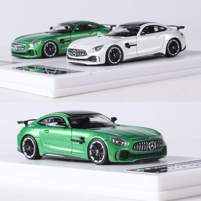 MJ 1: 64 Benz Benz AMG GTR จําลองรถรุ่นคอลเลกชัน