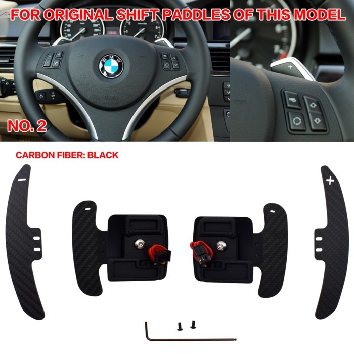 For BMW E90 M3 E92 M3 E93 M3 X5M X6M E70 E71 carbon fibre steering wheel magnetic paddle shifters