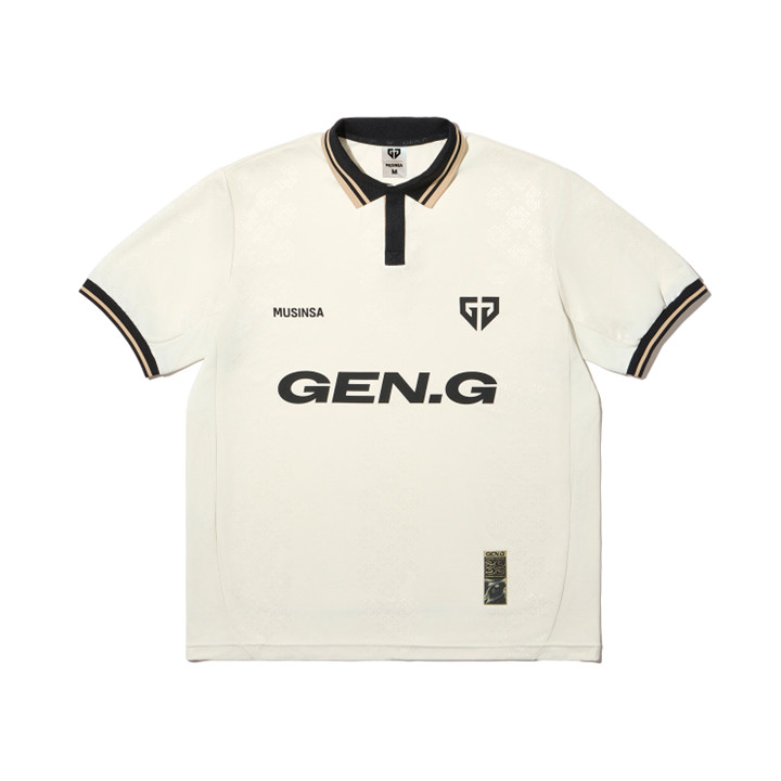 เสื้อโปโลแขนสั้นอีสปอร์ต LCK ซีซัน 2026 ร่วมคอลแลป MUSINSA × Gen.G เสื้อเครื่องแต่งกายรอบฤดูร้อนสไตล