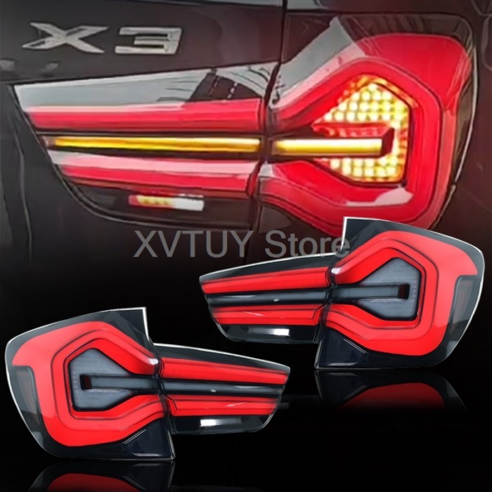 Taillight Assembly for BMW X3 Refit LED Tail Lamp Work Fogger Light 2010-2017 Rear Headlamp Turn Si