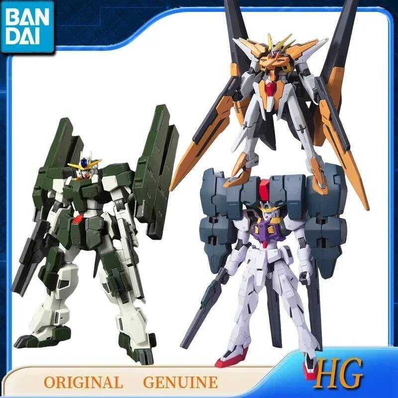 HG GUNDAM 0067 0068 006 Gn-010 ZABANYA Gn-011 HARUTE Cb-002 RAAEL Anime Figures Toys For Kids Gift