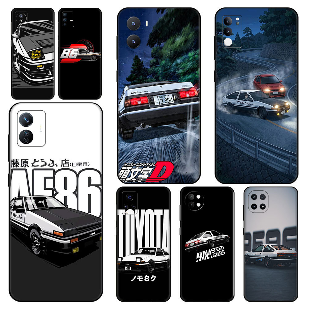 Lnitial D AE86 รถสปอร์ต ^TU-9 สําหรับ Vivo V21E V25 V27E V29 V40 Pro V29E V40 Lite Y21 Y33S Y21S ป้อ