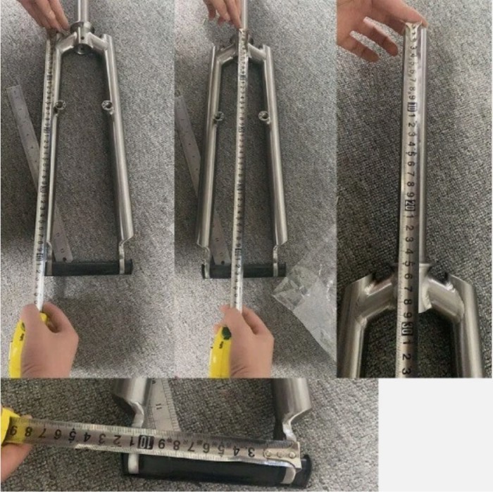 Titanium Alloy Mountain MTB Bicycle Front Fork V Brake For 26' 27.5' 29' Wheelset