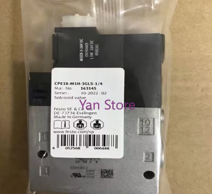 original Valve CPE18-M1H-5LS-1/4 163146 CPE18-M1H-5L-1/4 163142，CPE18-M1H-3GL-1/4 163141，CPE18-M1H-