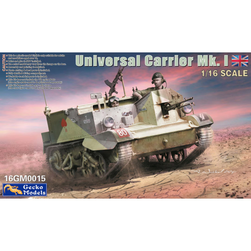Gecko Models 16GM0015 Universal Carrier Mk. I 1/16 Static model kit