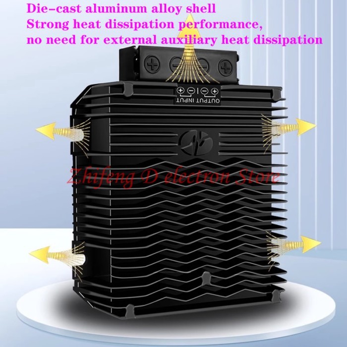 1380W 36V 48V to 12V DC step-down power supply/converter module，36V-48V to 13.8V 100A charger,volta