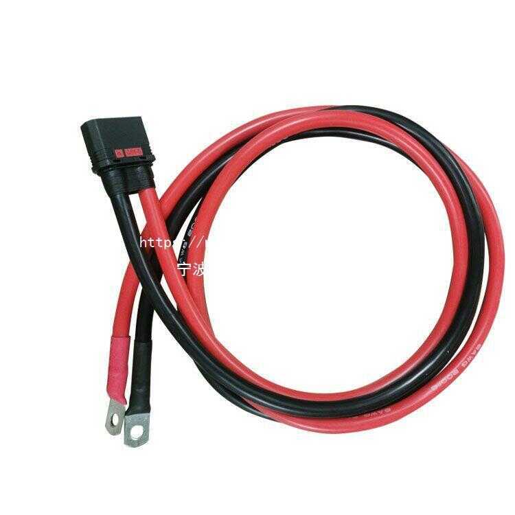 QS8 ปลั๊ก Divter สายไฟซิลิโคนสายไฟ QS8 Connector Anti-Lighting ปลั๊กสายไฟพร้อมแหวนกราวด์