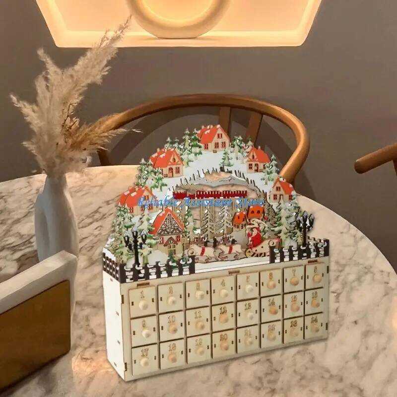 N58ค คริสต์มาสตกแต่ง24วันจุติตู้ปฏิทินสําหรับเทศกาลฤดูกาลนับถอยหลัง