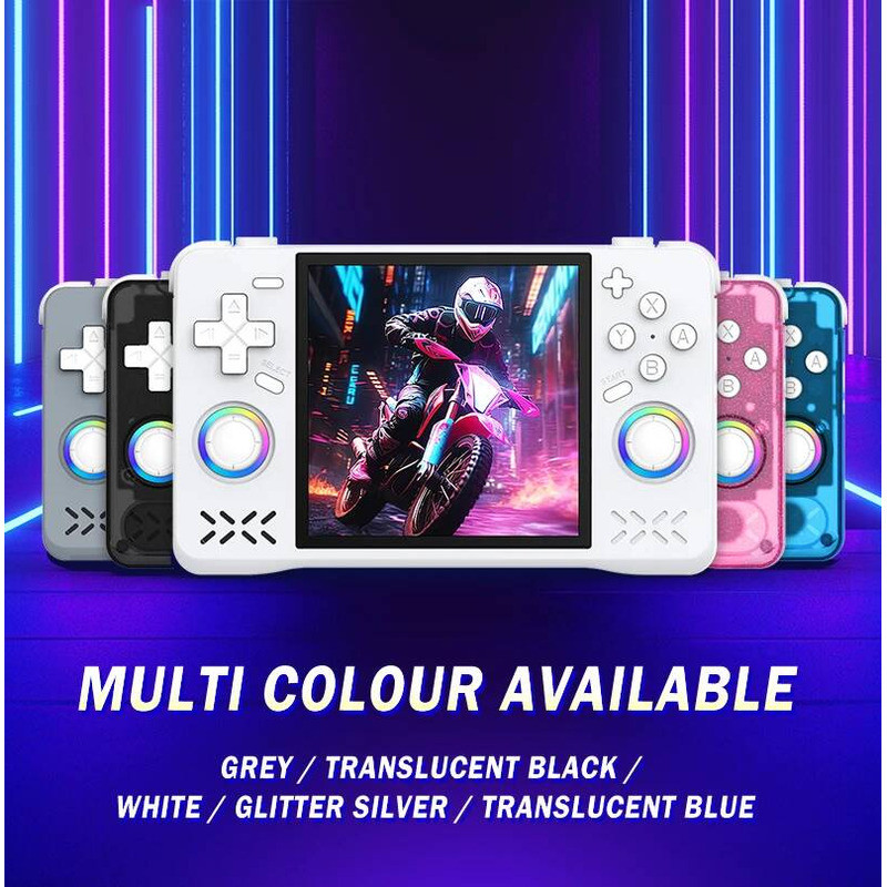 เครื่องเล่นเกมพกพาแบบเรโทร XF40H พร้อมหน้าจอ IPS ขนาด 4.0 นิ้ว แบตเตอรี่ 4000mAh ในตัว มีเกมในตัว 18