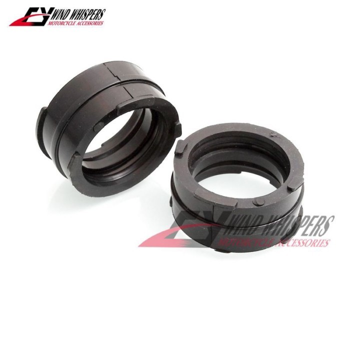 2XPCS motorcycle Glue Pipe Connector Carburetor Interface For Honda VTR 250 MC20 VTZ 250 VT250F VT2