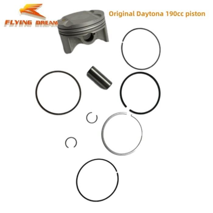Original Daytona piston kit 62mm pin 14mm For Daytona 190cc DT190 FSM FDX Kick-Start 190FE E-start