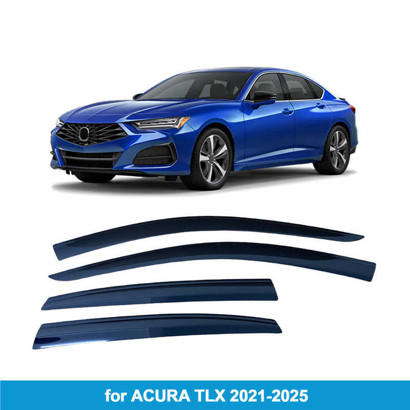 เหมาะสําหรับ ACURA ACURA TLX 2021-Sunny Rain Block Side Window Deflector Rain Eyebrow หนาโปร่งแสง