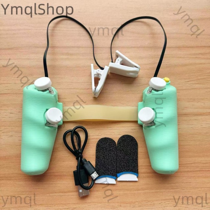 DIY 3D Tablet Game Controller Tablet Game Handle, 8/6/4 Buttons, Pulse Continuous Shooting