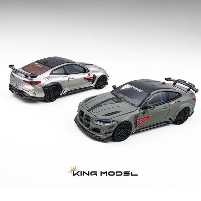 KING MODEL 1: 64 BMW M4 DarwinPRO DarwinPRO ดัดแปลงจําลองรถรุ่น