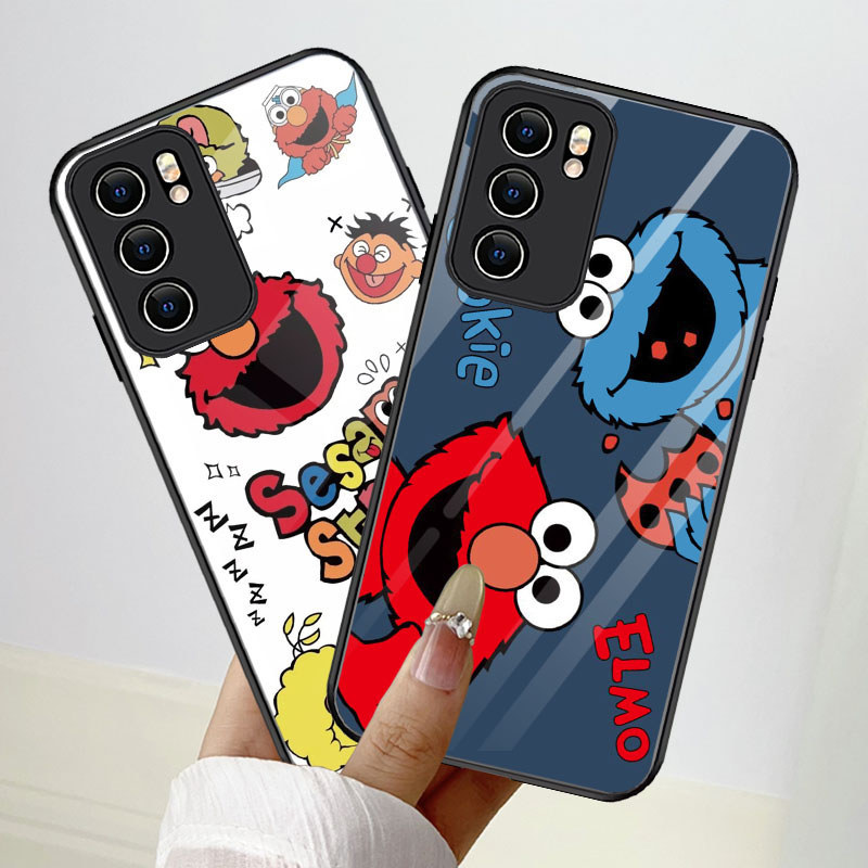 B-27 Sesame Street สําหรับ Xiaomi POCO 11 X5 12 C71 M3 M4 M6 X6 C65 Pro Lite 5G กระจกนิรภัย