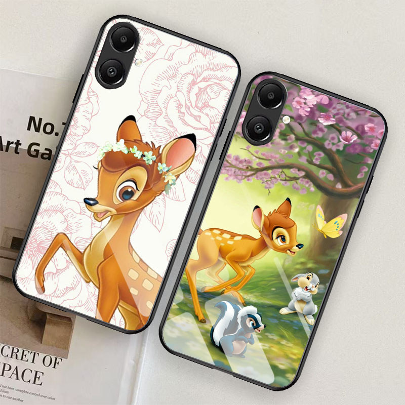 T-2 Bambi Deer กระจกนิรภัยสําหรับ Samsung Core A04 M04 A03 F04 A05 A04e A06 5G กรณี