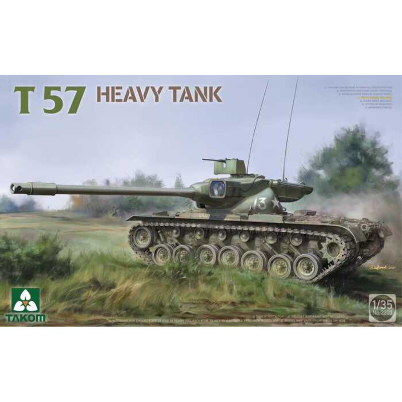 Takom 2203 T57 Heavy Tank 1/35 Static model kit