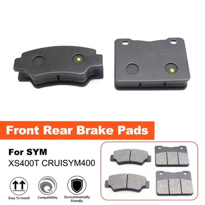 Motorcycle Front Rear Brake Pads For SYM XS400T CRUISYM400 Brake Pad Set Cruisym 400 XS 400T Replac
