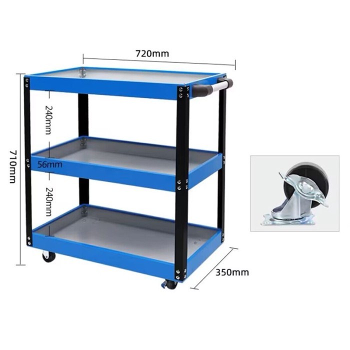 2026 Tool Trolley Machine Shop Tool Trolley Wheels Tool Trolley Toolbox Cabinet Organizer Garage Wo