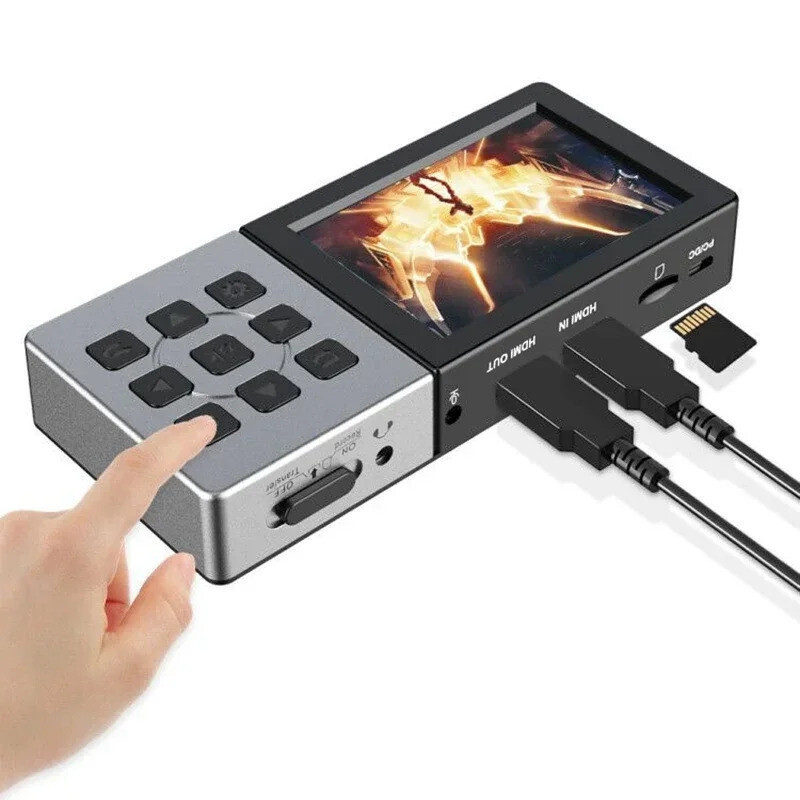 Ezcap 273 HD Video Recorder กล่อง 1080P 60fps HDMI To USB เกมการ์ดจับภาพวิดีโอ 3.5 เครื่องเล่นหน้าจอ