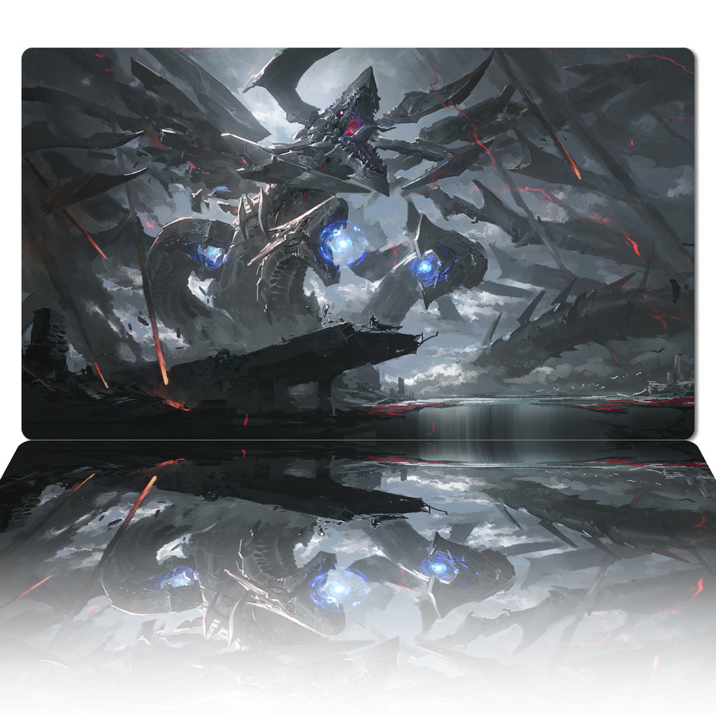 YuGiOh Cyberdark End Dragon Playmat TCG CCG Mat Board Game Mat Trading Card Game Mat Anime Mouse Pad