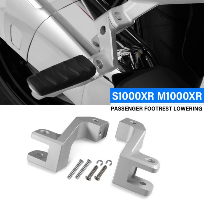 Motorcycle Passenger Footrest Lowering Kit For BMW S1000XR M1000XR S 1000 XR M 1000 XR Accessories