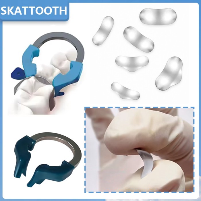 Dental Sectional Contoured Matrix System Matrix Bands+NITI Clamping Universal/Narrow Ring Dental Re