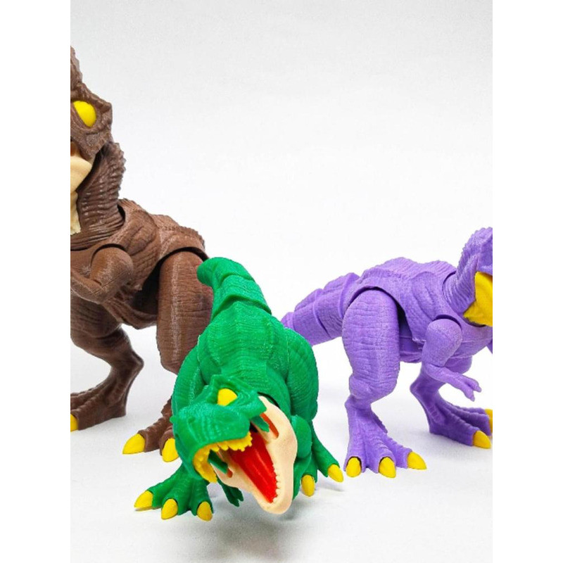 & Moveable Joint 3D Printed Dinosaur Toy Children's Festival Gift