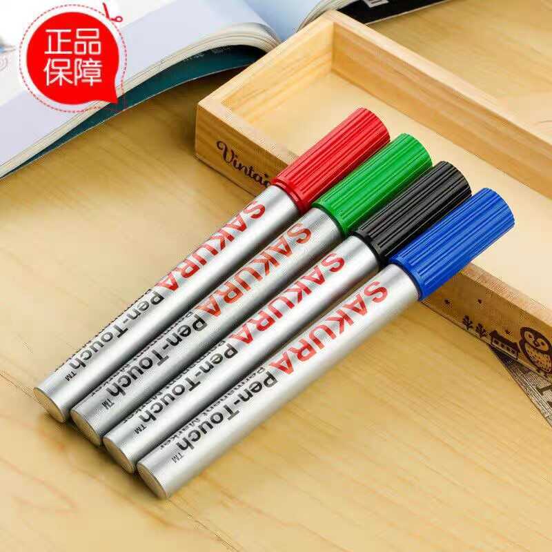 ญี่ปุ่นญี่ปุ่น SAKURA SAKURA Cherry Blossom หัวเดียว XPK Oily Marker กันน้ํา CD หัวหนา MARKER