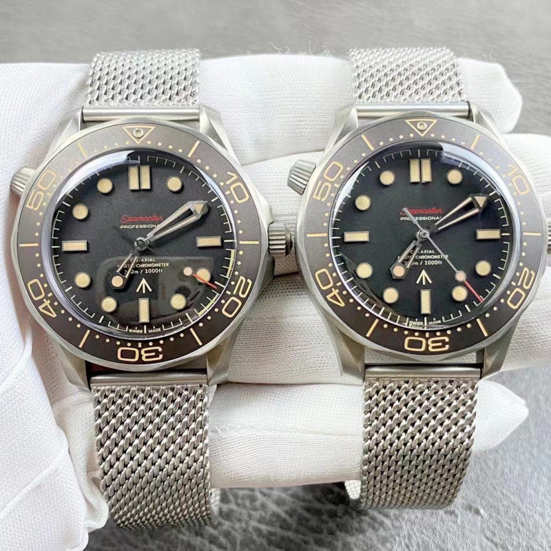 ยิงจริง❤ Elegant Oujia VS007 ไร้ที่ติต่อ Death Bond Seahorse OR300 Series นาฬิกากลไกอัตโนมัติส่องสว่