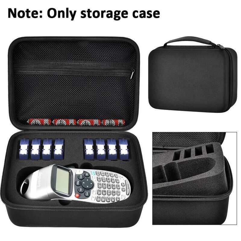 C Protective Case For DYMO Letratag Lt-100H Label Maker - Holds Printer, Label Tapes, And Accessori