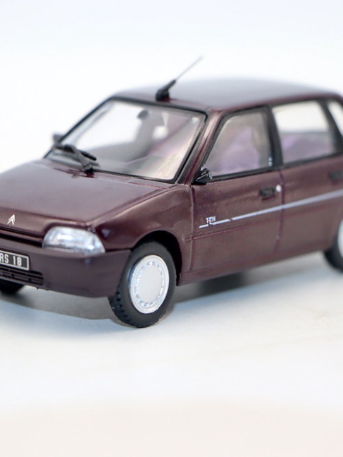 Norev 1/43 รถโลหะผสม Citroen AX Citroen AX Fukang AX รถรุ่น ฟาโรห์ซีรีส์ตกแต่งรถเก่าออกจากรุ่นพิมพ์
