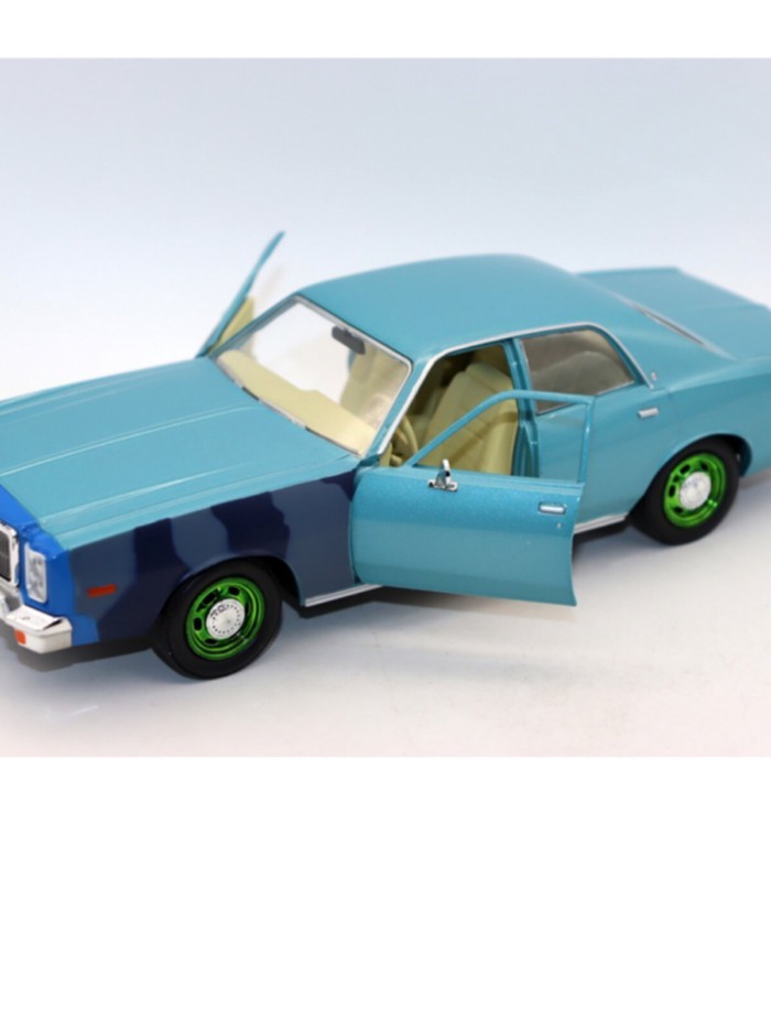 การค้าต่างประเทศ 1 24 Alloy Car Hunter 1977 Plymouth Fury Plymouth Fury Plymouth Sports Car Model De