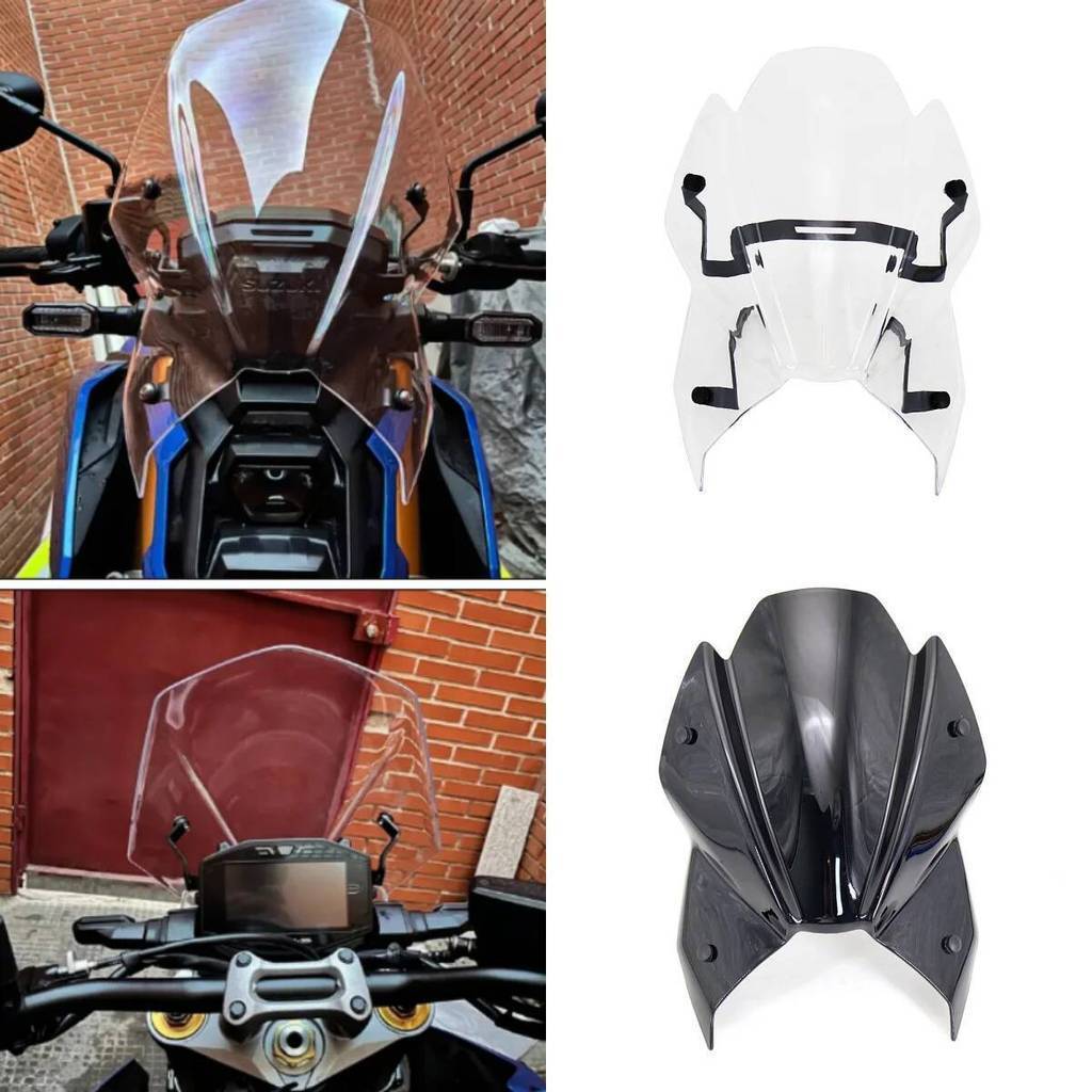 ใหม่รถจักรยานยนต์ Touring กระจก Visor Deflector ด้านหน้ากระจกกระจก Wind Shield สําหรับ SUZUKI GSX-S9